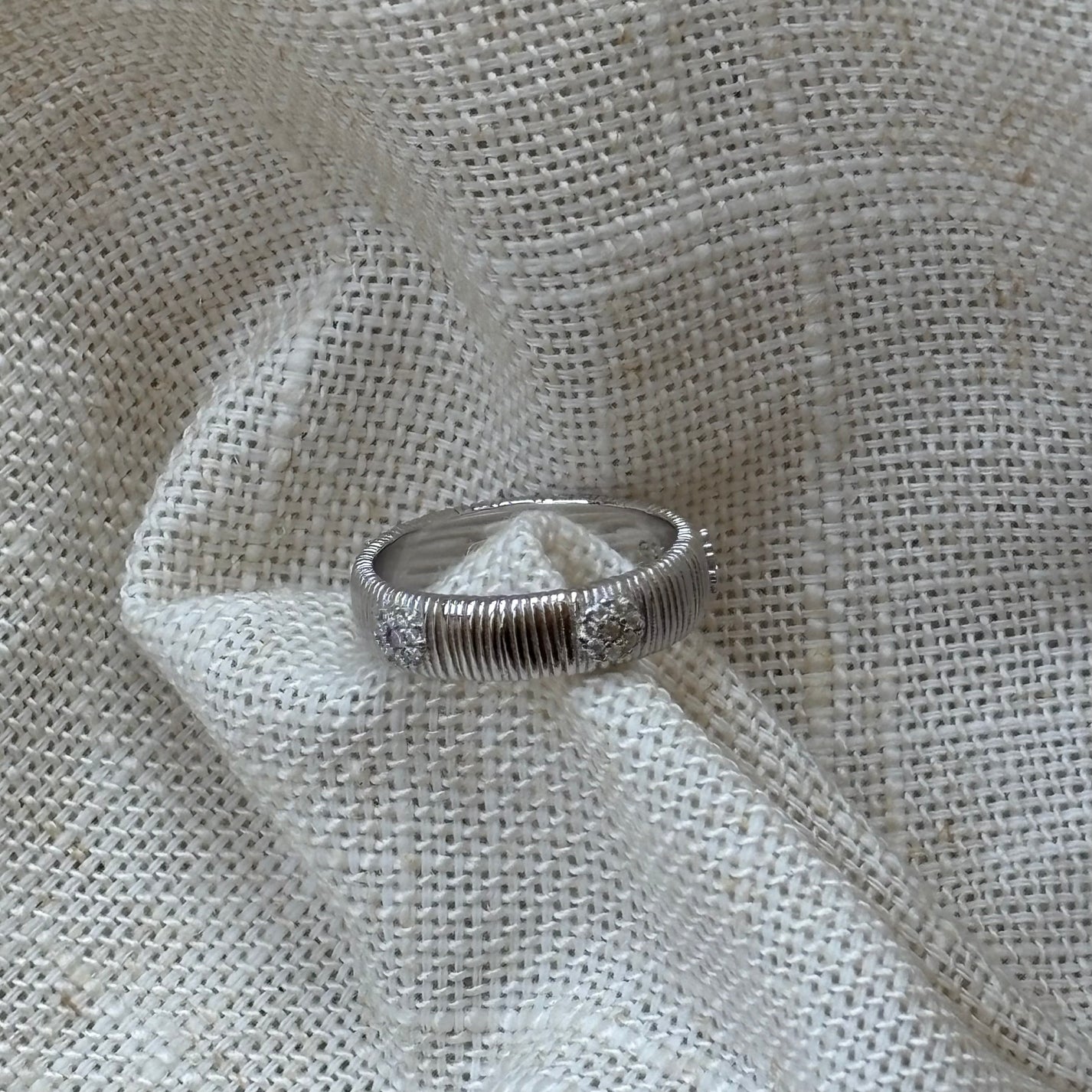 REFLET D'EAU RING LARGE MODEL - ROSE GOLD