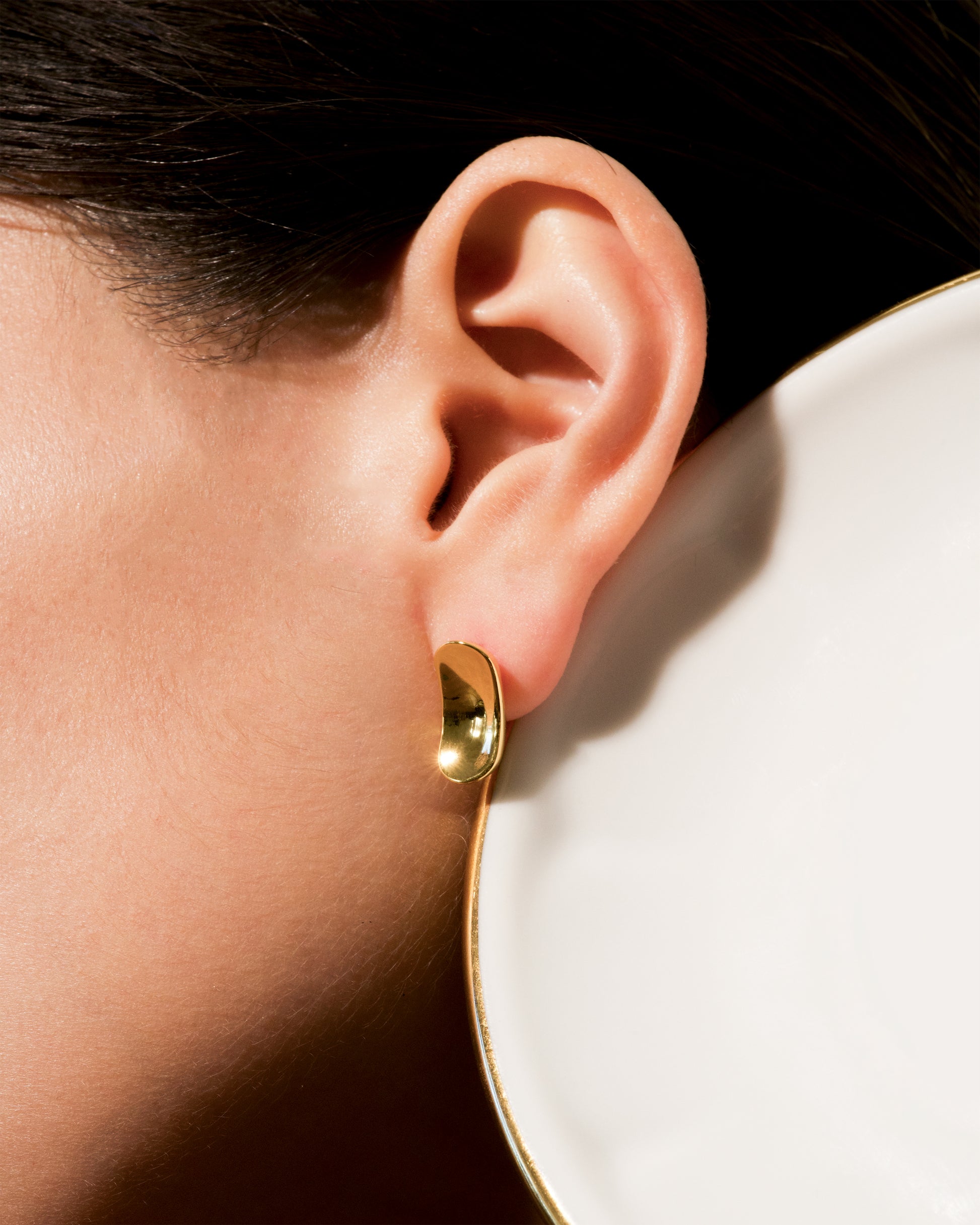 PÉTALES EARRINGS CLASSIC MODEL - YELLOW GOLD