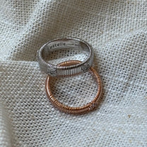 REFLET D&#39;EAU RING LARGE MODEL - ROSE GOLD