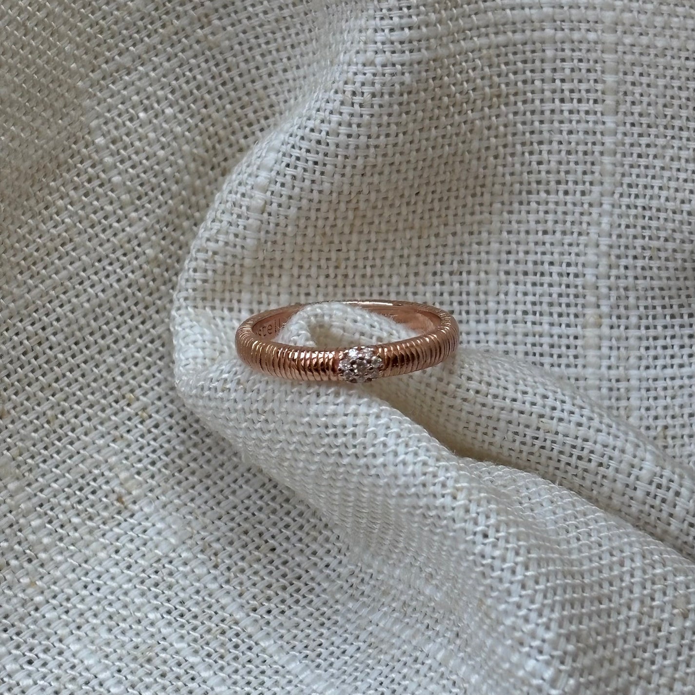 REFLET D&#39;EAU RING SMALL MODEL - ROSE GOLD