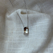 PÉTALES PENDANT NECKLACE CLASSIC MODEL - RHODIUM