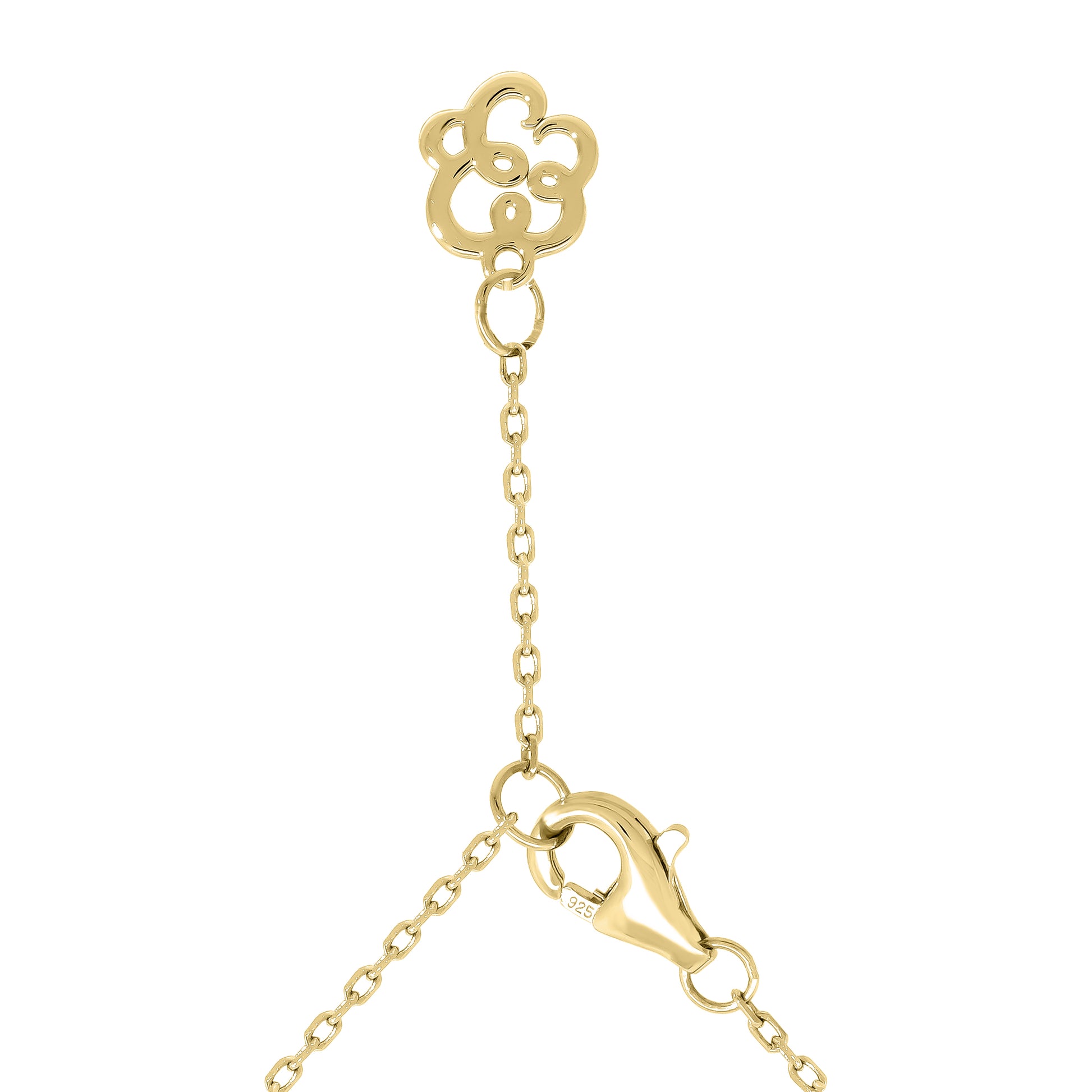 PÉTALES PENDANT NECKLACE CLASSIC MODEL - YELLOW GOLD