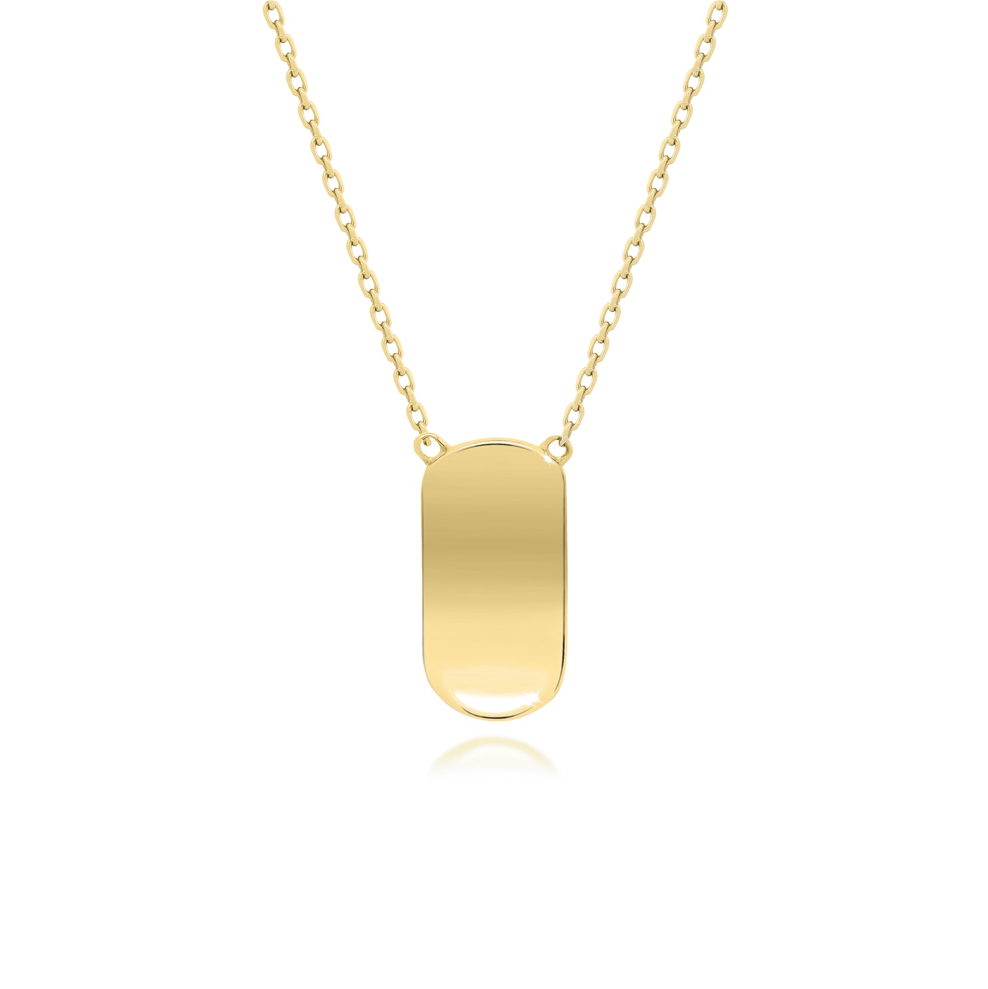 PÉTALES PENDANT NECKLACE CLASSIC MODEL - YELLOW GOLD