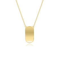 PÉTALES PENDANT NECKLACE CLASSIC MODEL - YELLOW GOLD