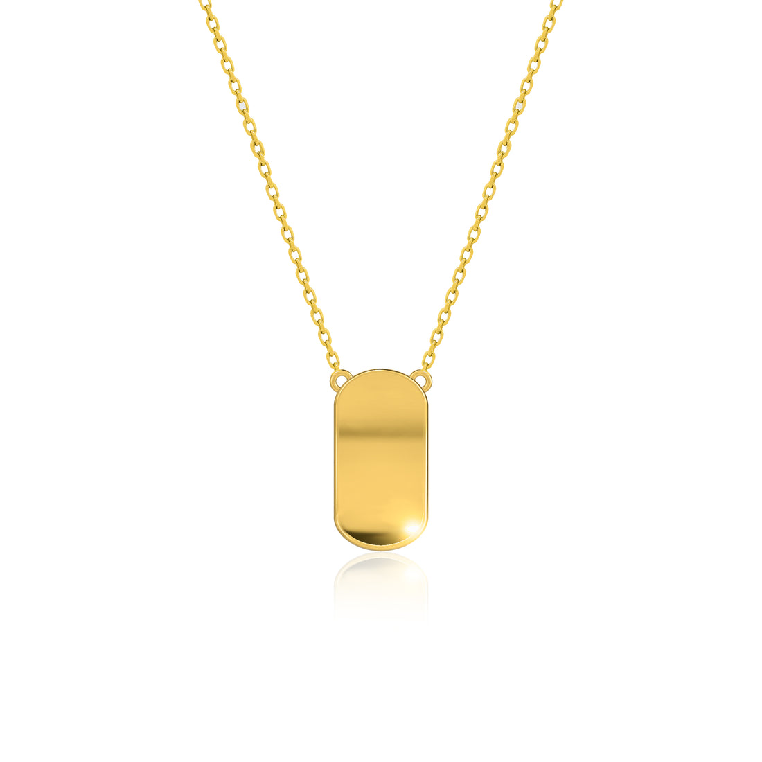 PÉTALES PENDANT NECKLACE CLASSIC MODEL - YELLOW GOLD
