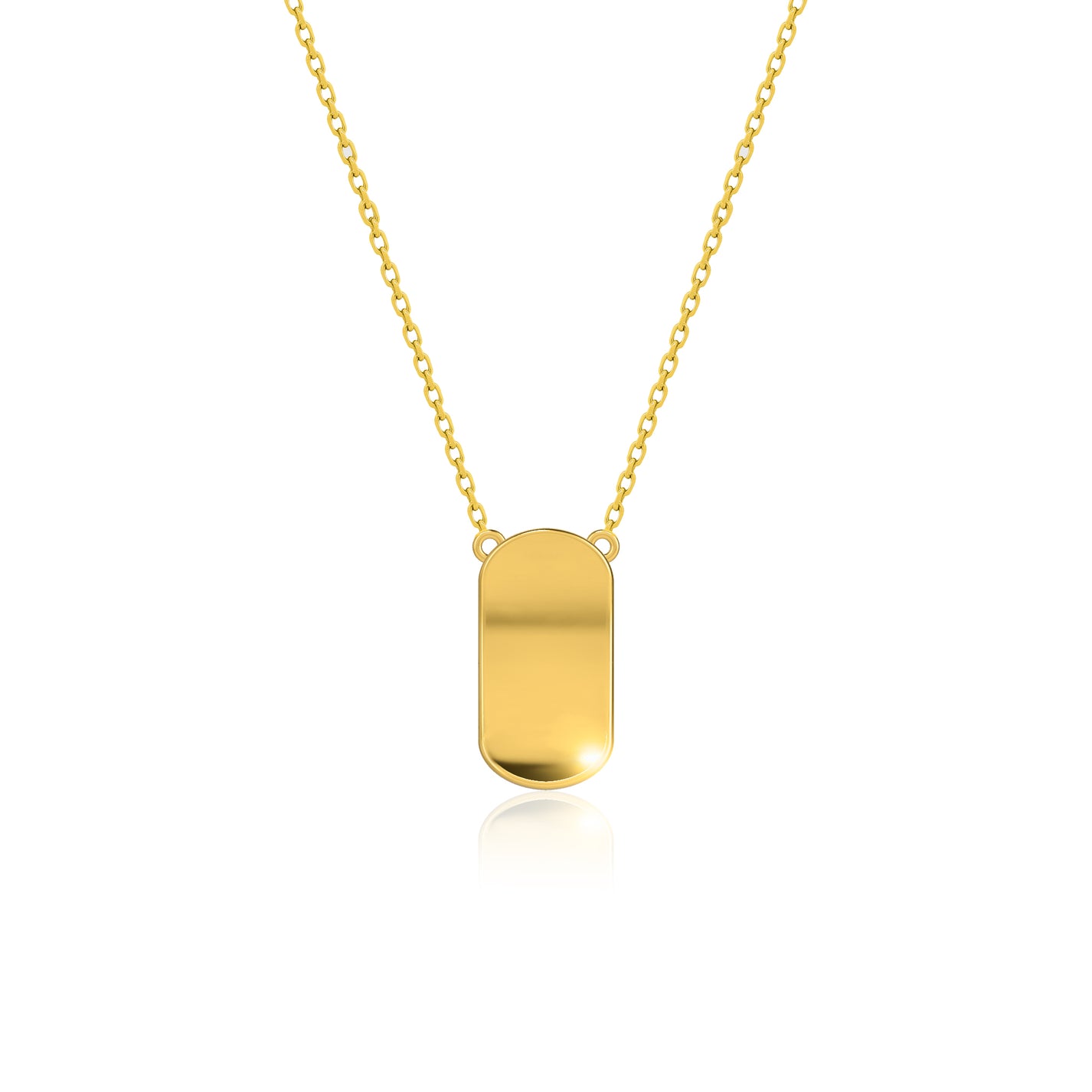 PÉTALES PENDANT NECKLACE CLASSIC MODEL - YELLOW GOLD