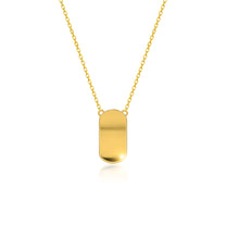 PÉTALES PENDANT NECKLACE CLASSIC MODEL - YELLOW GOLD