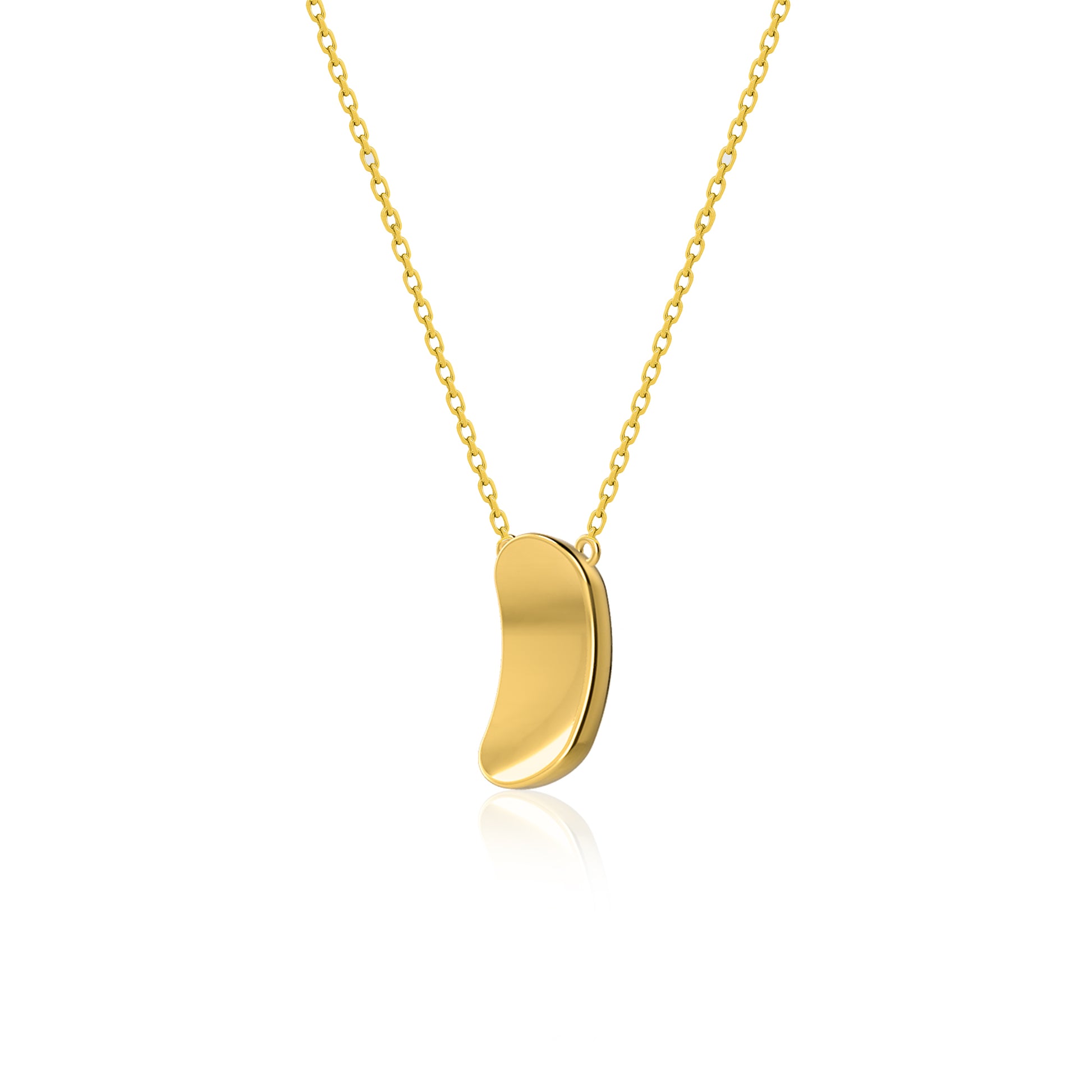 PÉTALES PENDANT NECKLACE CLASSIC MODEL - YELLOW GOLD