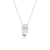 PÉTALES PENDANT NECKLACE CLASSIC MODEL - RHODIUM