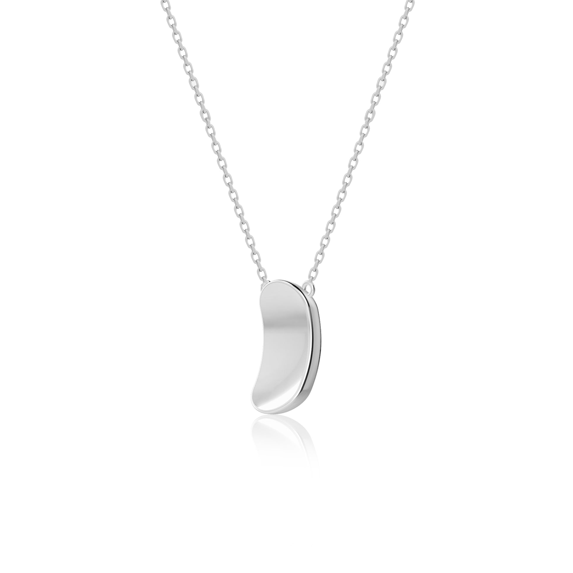 PÉTALES PENDANT NECKLACE CLASSIC MODEL - RHODIUM