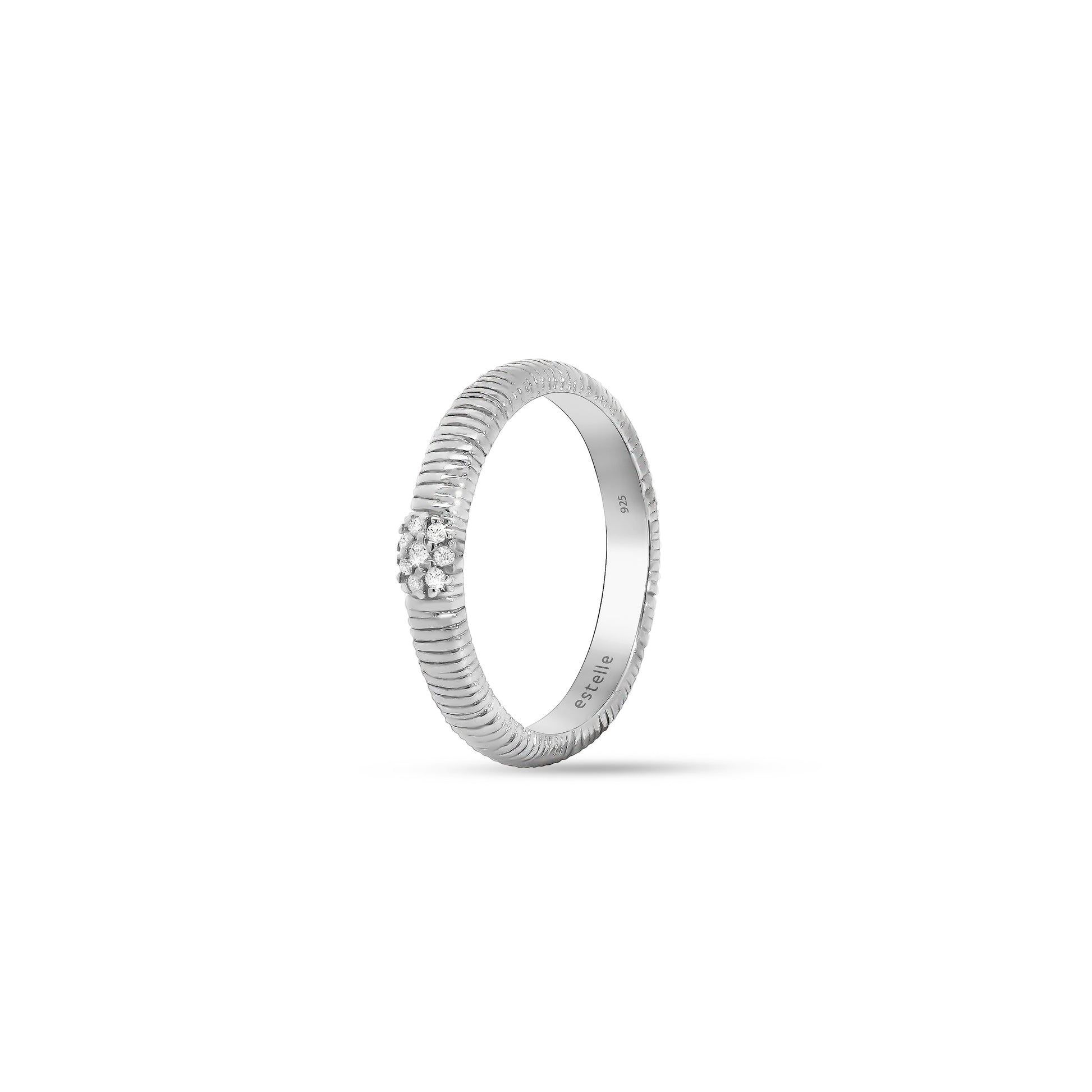 REFLET D&#39;EAU RING SMALL MODEL - RHODIUM
