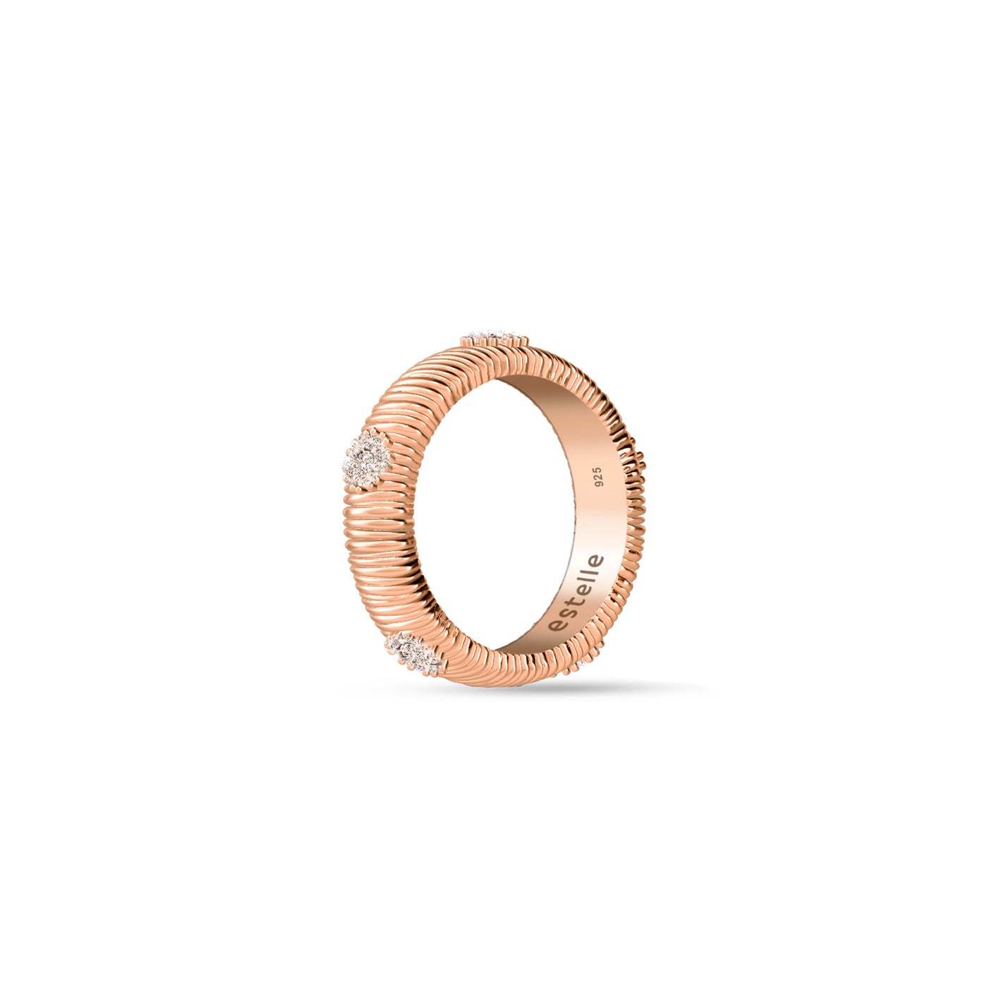 REFLET D'EAU RING LARGE MODEL - ROSE GOLD