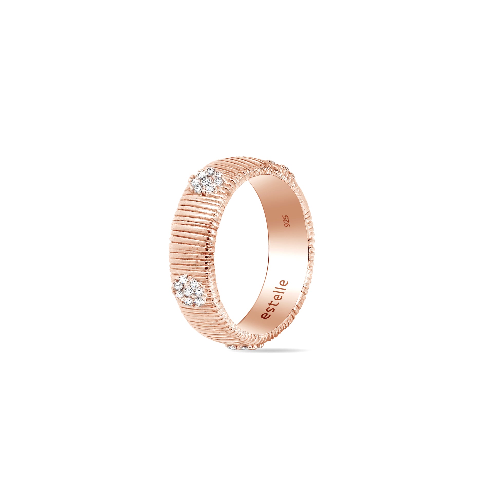 REFLET D&#39;EAU RING LARGE MODEL - ROSE GOLD